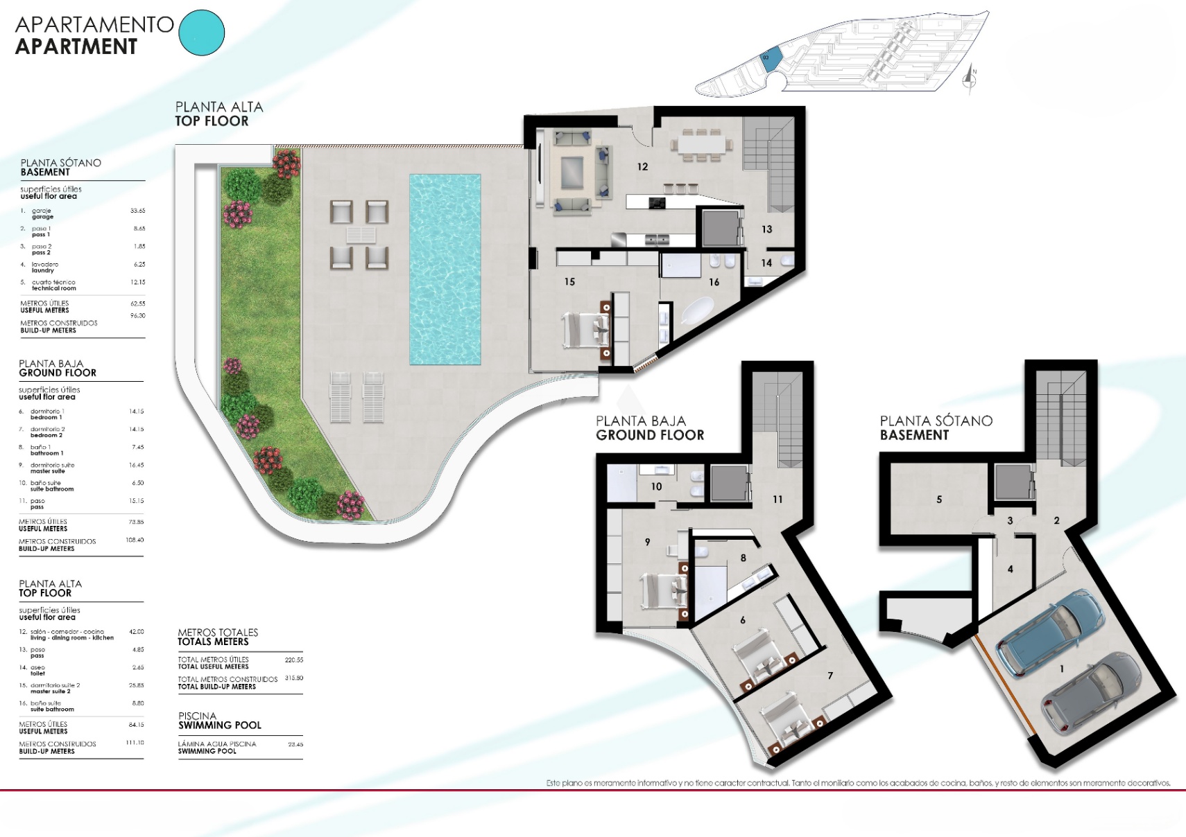Apartamentos con vistas al mar en venta en Altea, Costa Blanca.