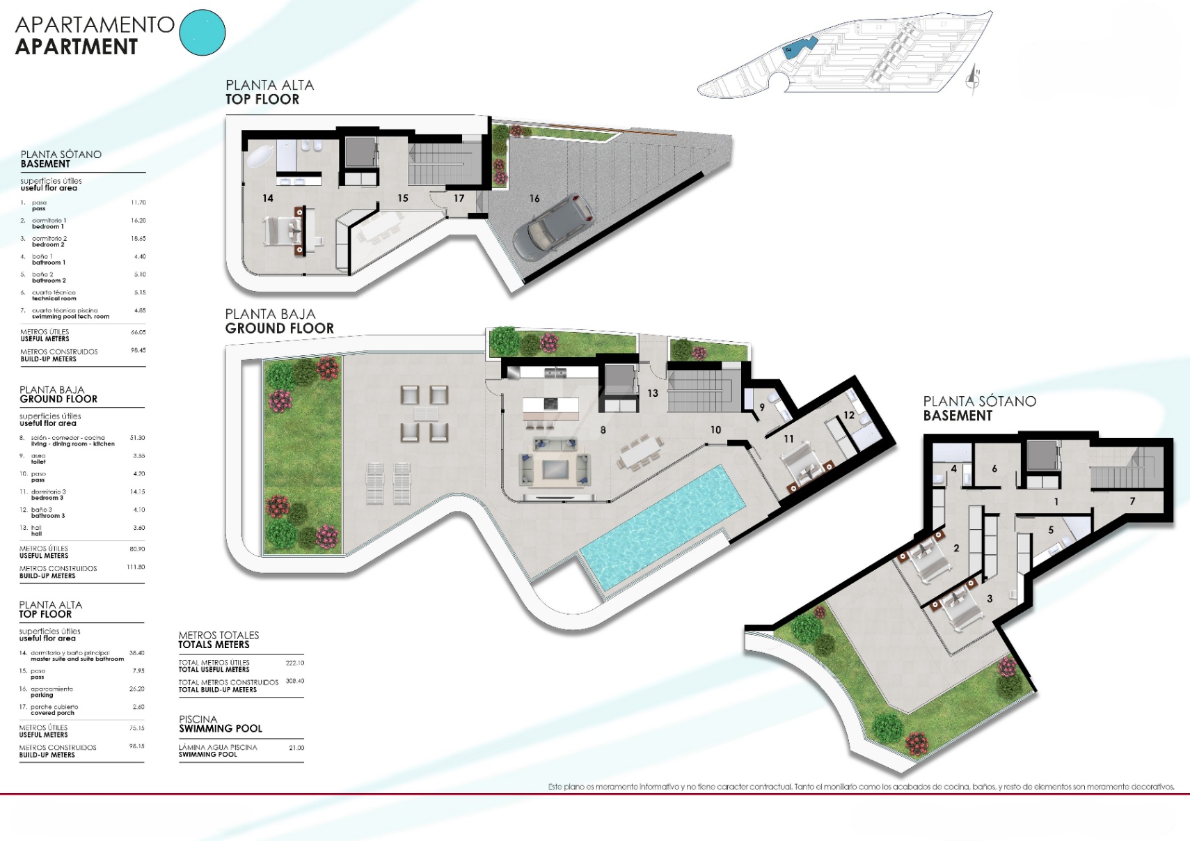 Apartamentos con vistas al mar en venta en Altea, Costa Blanca.