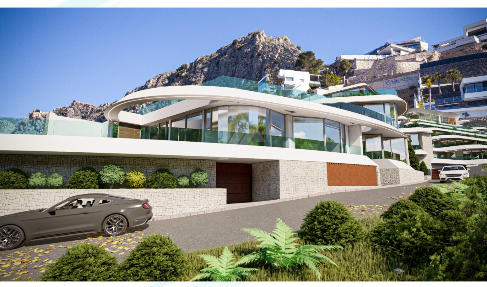 Villas de lujo con vistas al mar en venta en Altea. Costa Blanca.
