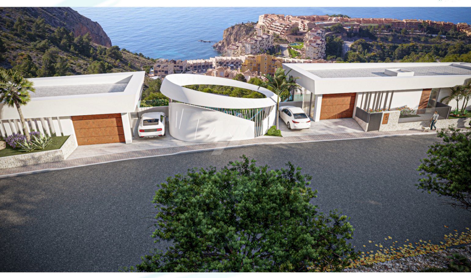 Villas de lujo con vistas al mar en venta en Altea. Costa Blanca.