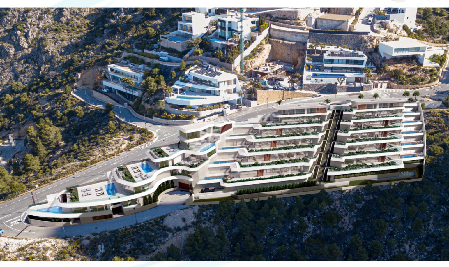 Villas de lujo con vistas al mar en venta en Altea. Costa Blanca.