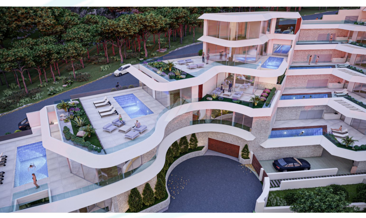 Villas de lujo con vistas al mar en venta en Altea. Costa Blanca.