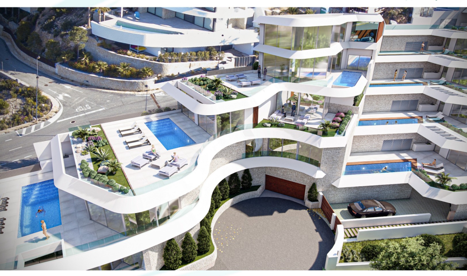 Villas de lujo con vistas al mar en venta en Altea. Costa Blanca.