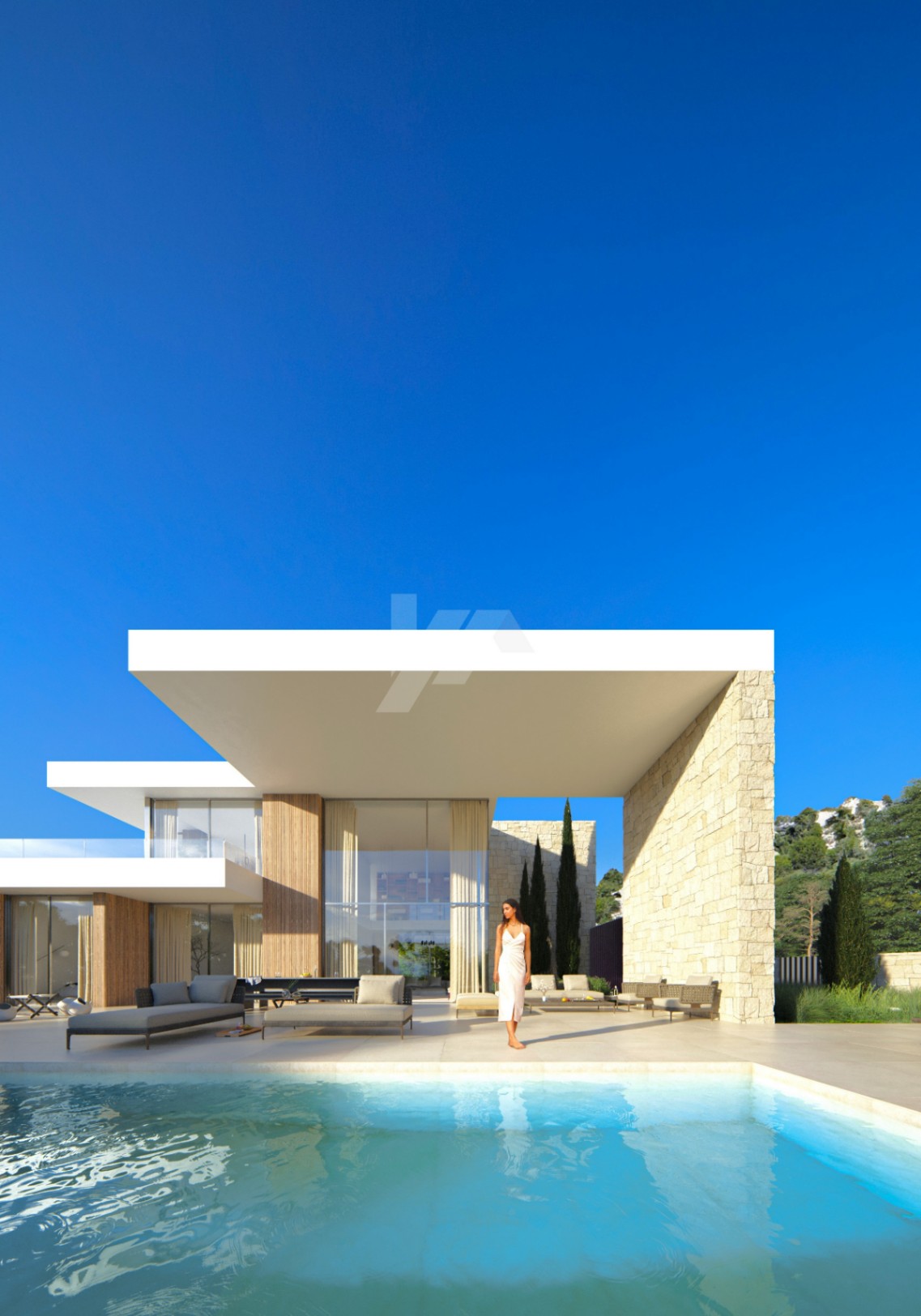 Villa de Lujo con vistas al mar en venta en Moraira, Costa Blanca.