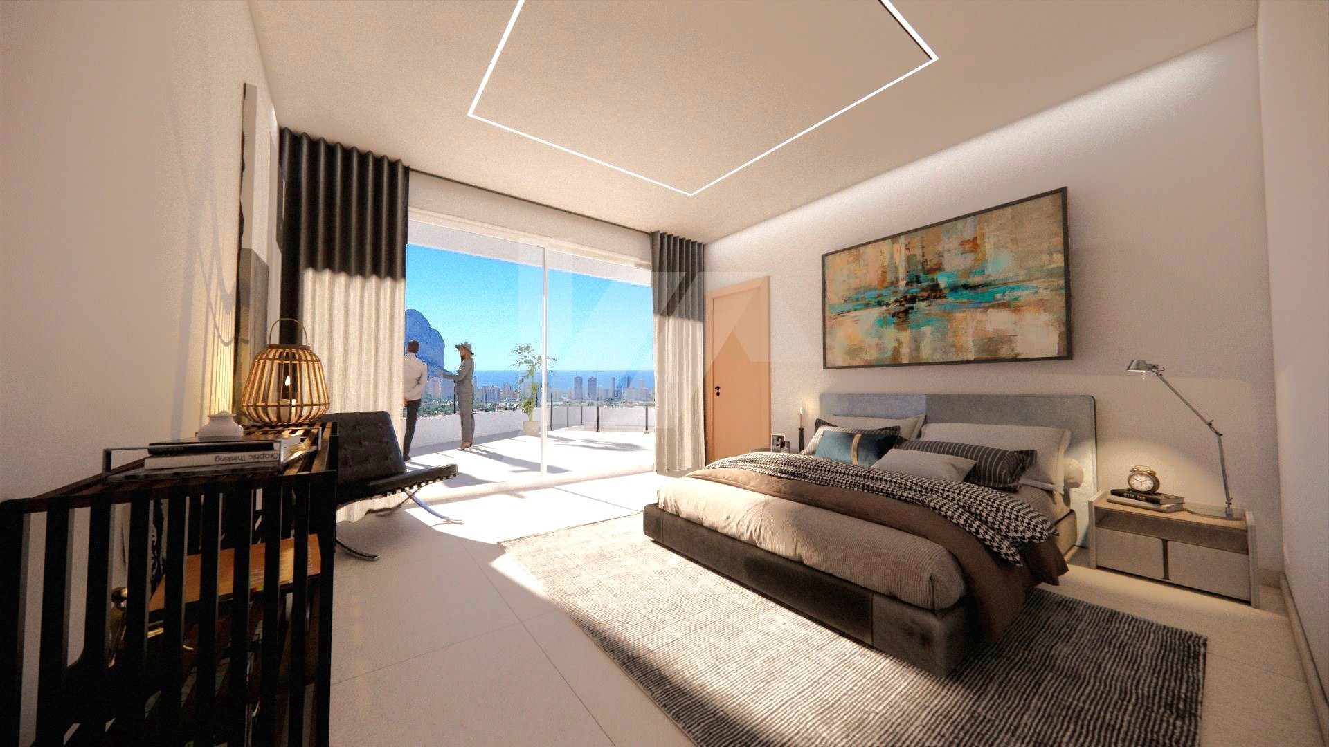 Villa de lujo con vistas al mar en venta en Calpe, Costa Blanca.