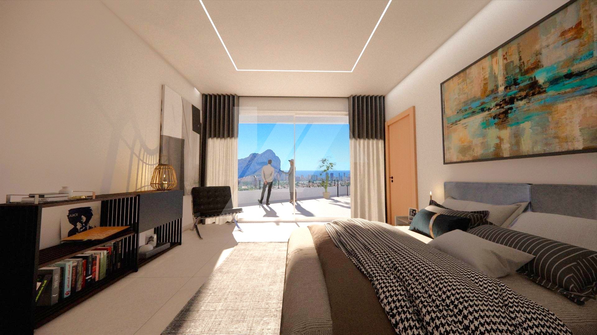 Villa de lujo con vistas al mar en venta en Calpe, Costa Blanca.