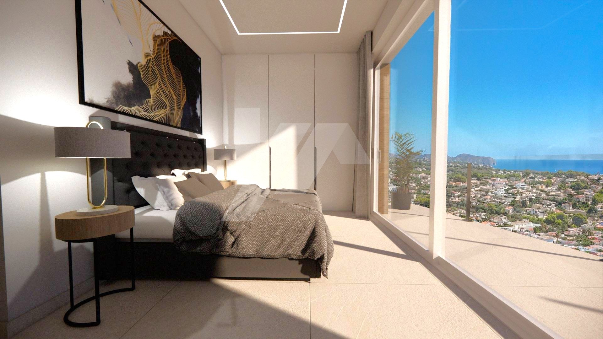 Villa de lujo con vistas al mar en venta en Calpe, Costa Blanca.
