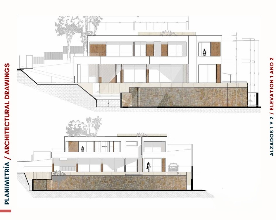 Villa de lujo con vistas al mar en venta en Calpe, Costa Blanca.