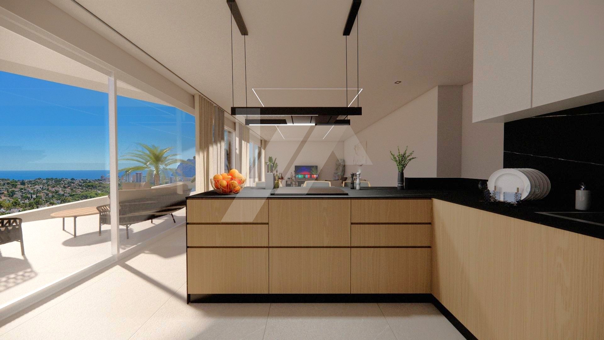 Villa de lujo con vistas al mar en venta en Calpe, Costa Blanca.