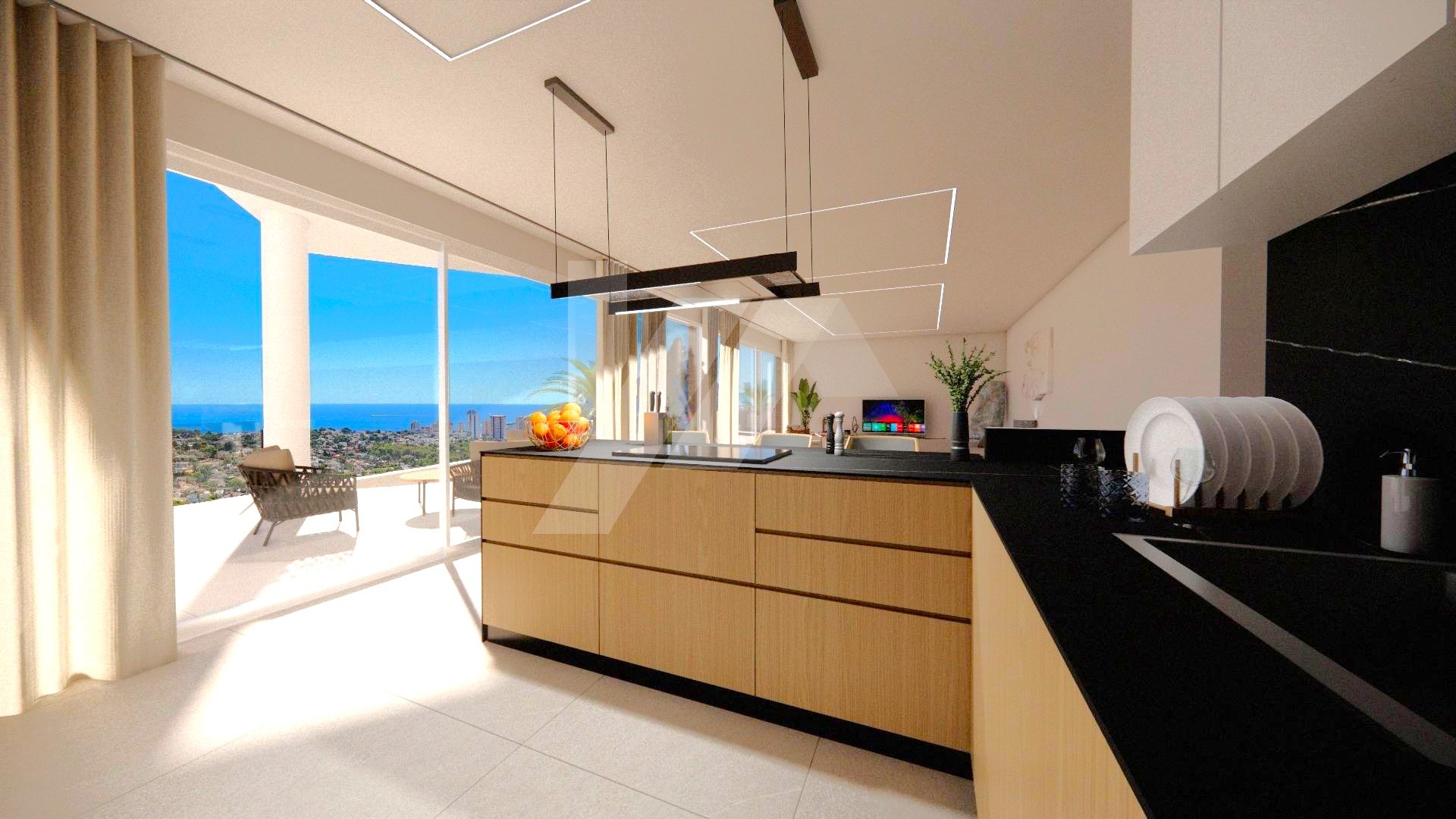 Villa de lujo con vistas al mar en venta en Calpe, Costa Blanca.