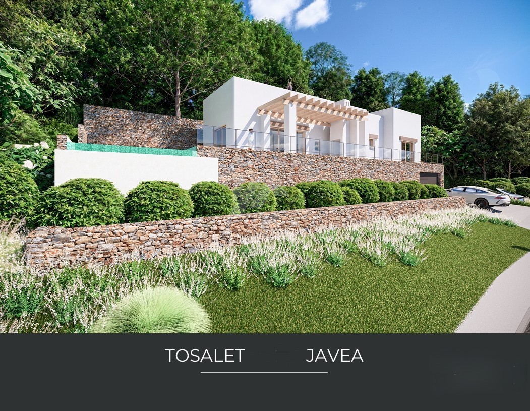 Villa de estilo Ibicenco en venta en Jávea, Costa Blanca.