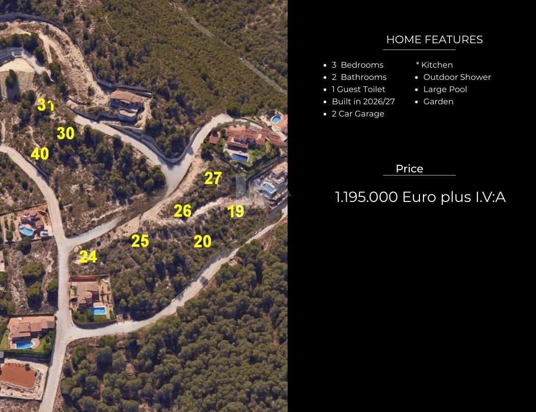 Villa de estilo Ibicenco en venta en Jávea, Costa Blanca.