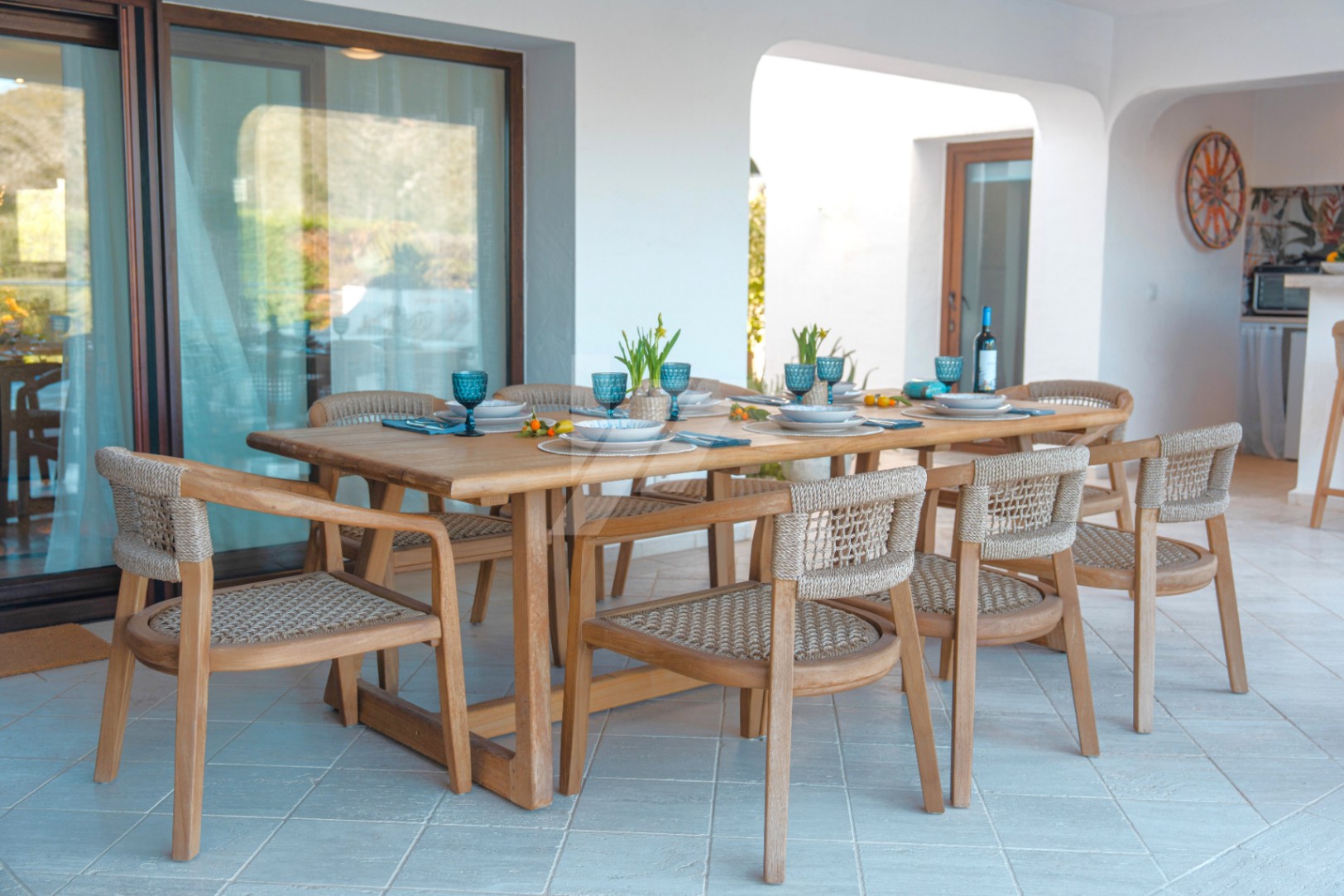 Villa de estilo Ibicenco en venta en Moraira, Costa Blanca.