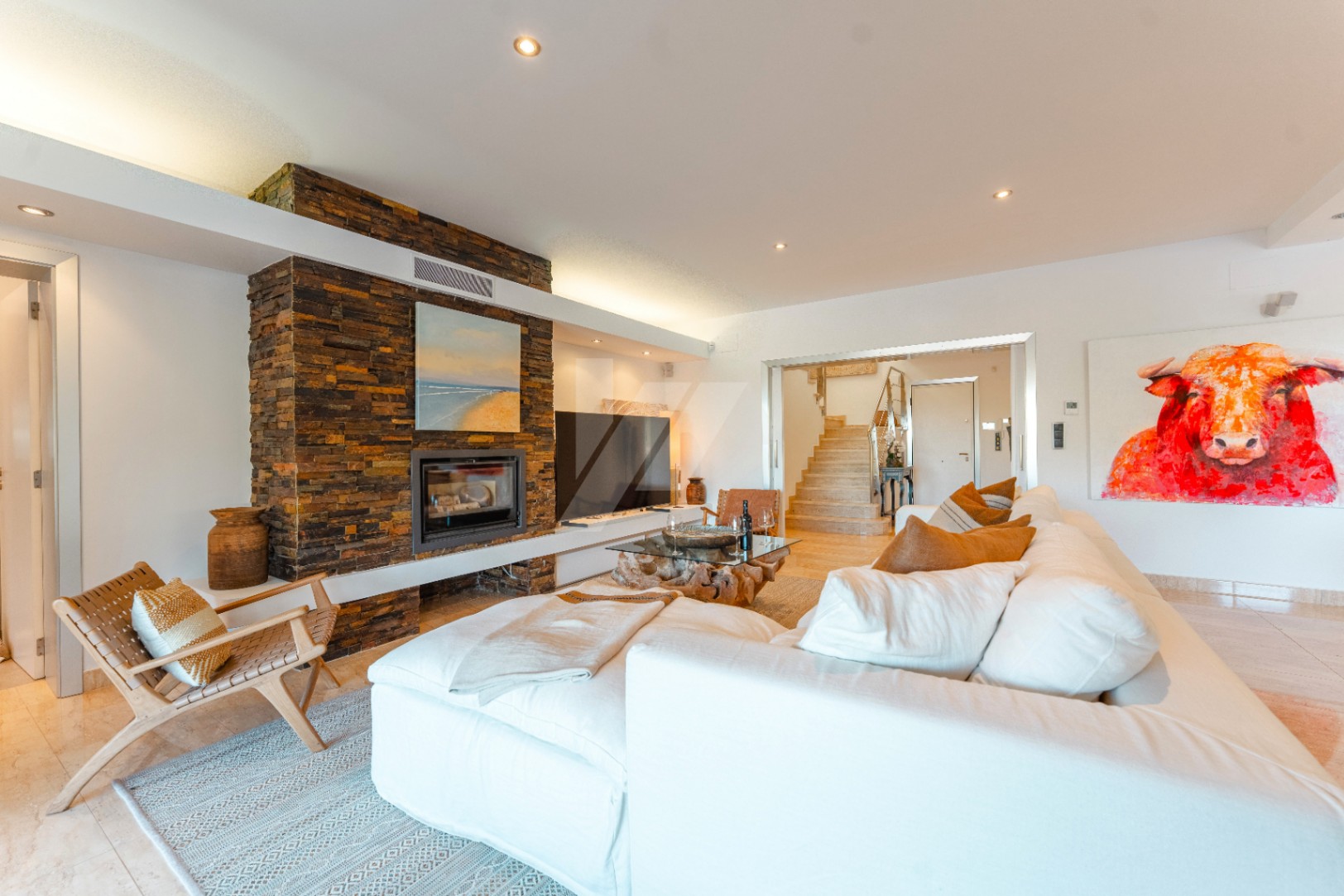 Villa de estilo Ibicenco en venta en Moraira, Costa Blanca.
