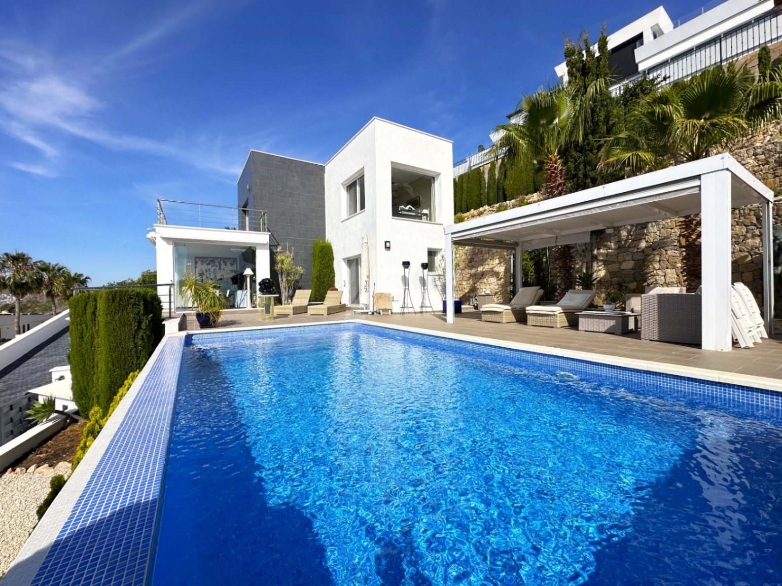 Villa de lujo con vistas panorámicas en Calpe. Costa Blanca.