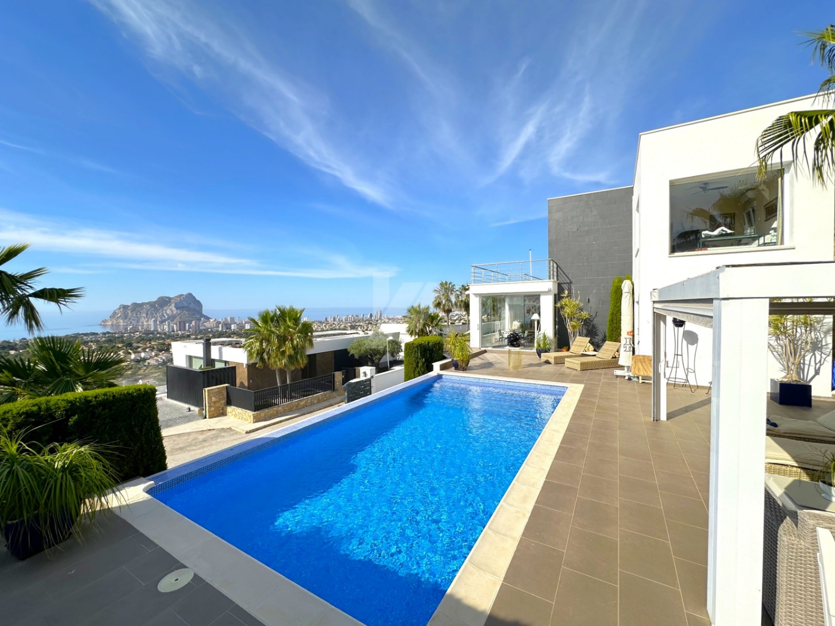 Villa de lujo con vistas panorámicas en Calpe. Costa Blanca.
