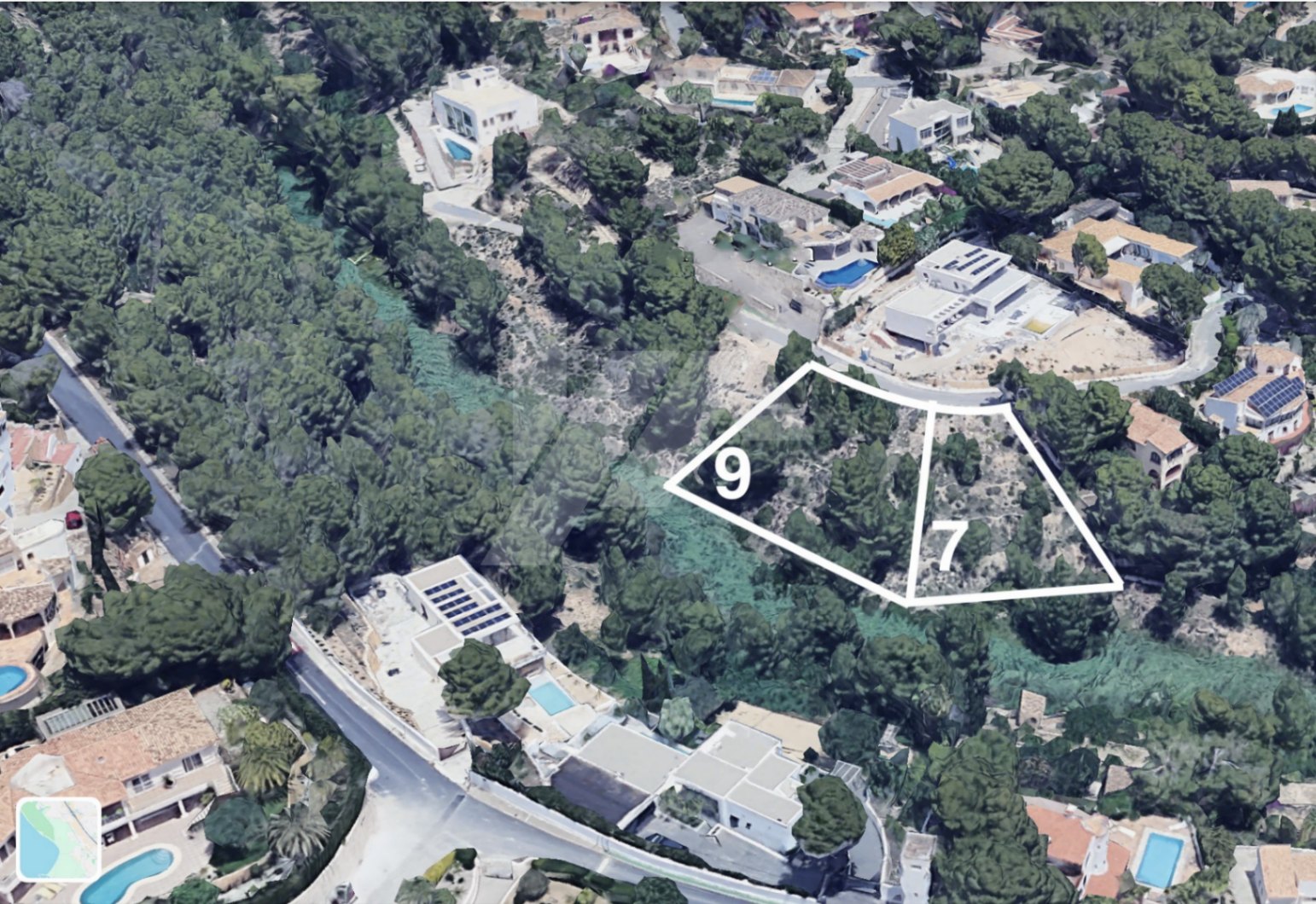 Parcela en venta en Altea, Costa Blanca.