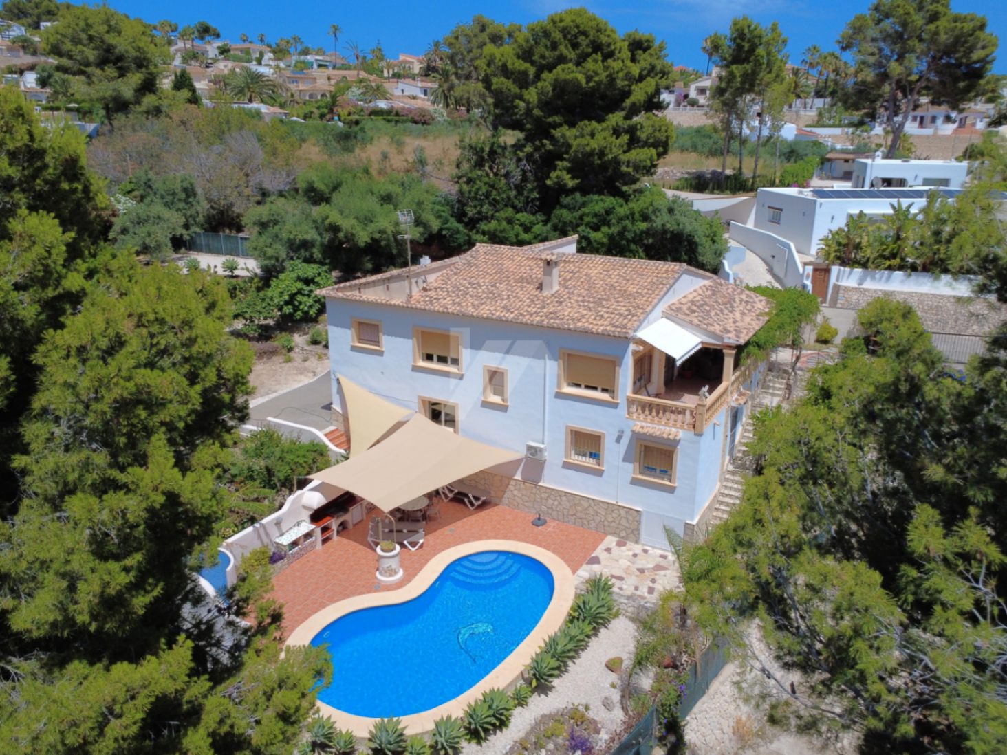 Villa de Estilo Mediterráneo en venta en Benissa, Costa Blanca.