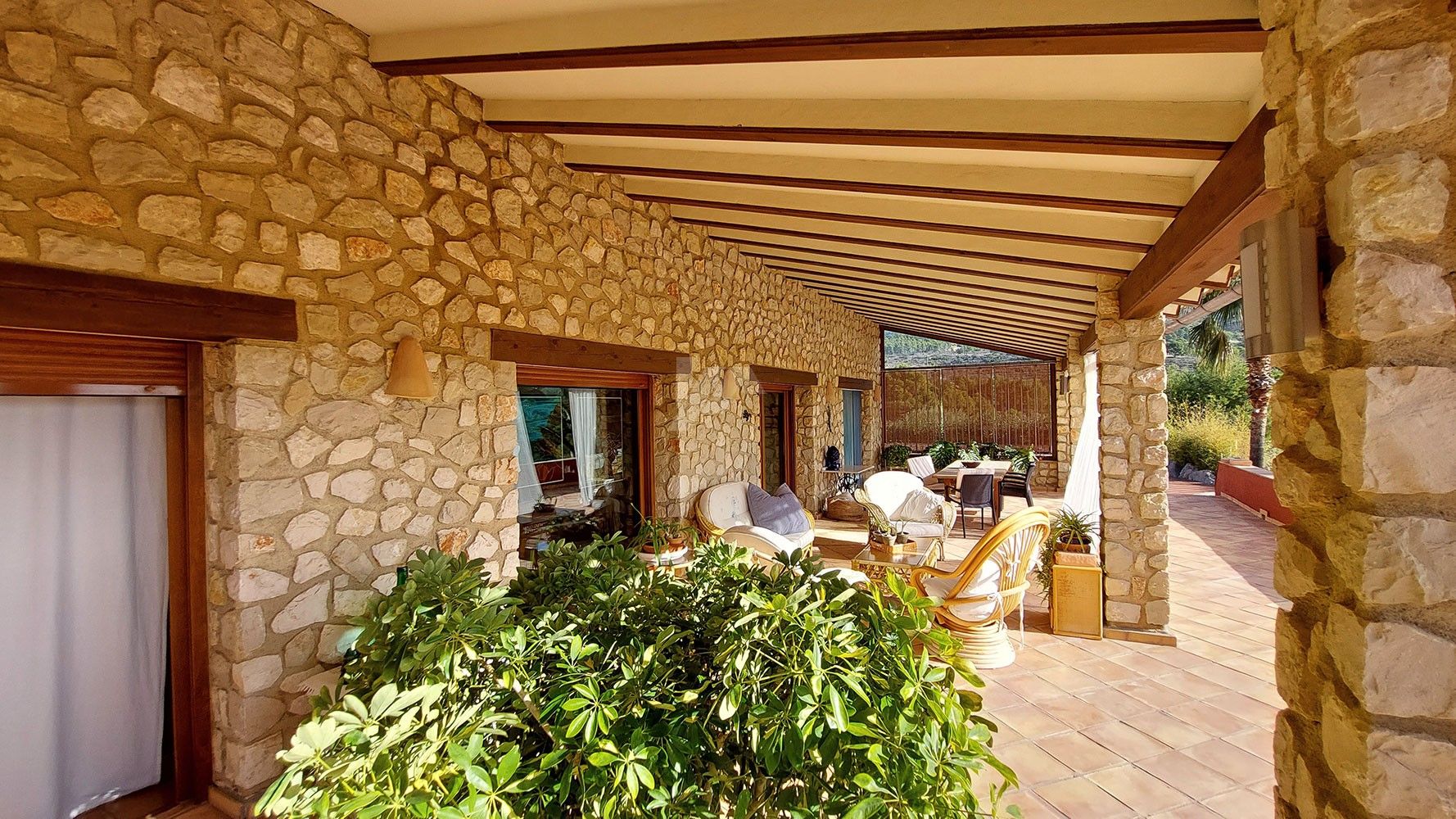 Finca rustica en venta con vistas al mar y montaña en Finestrat, Costa Blanca