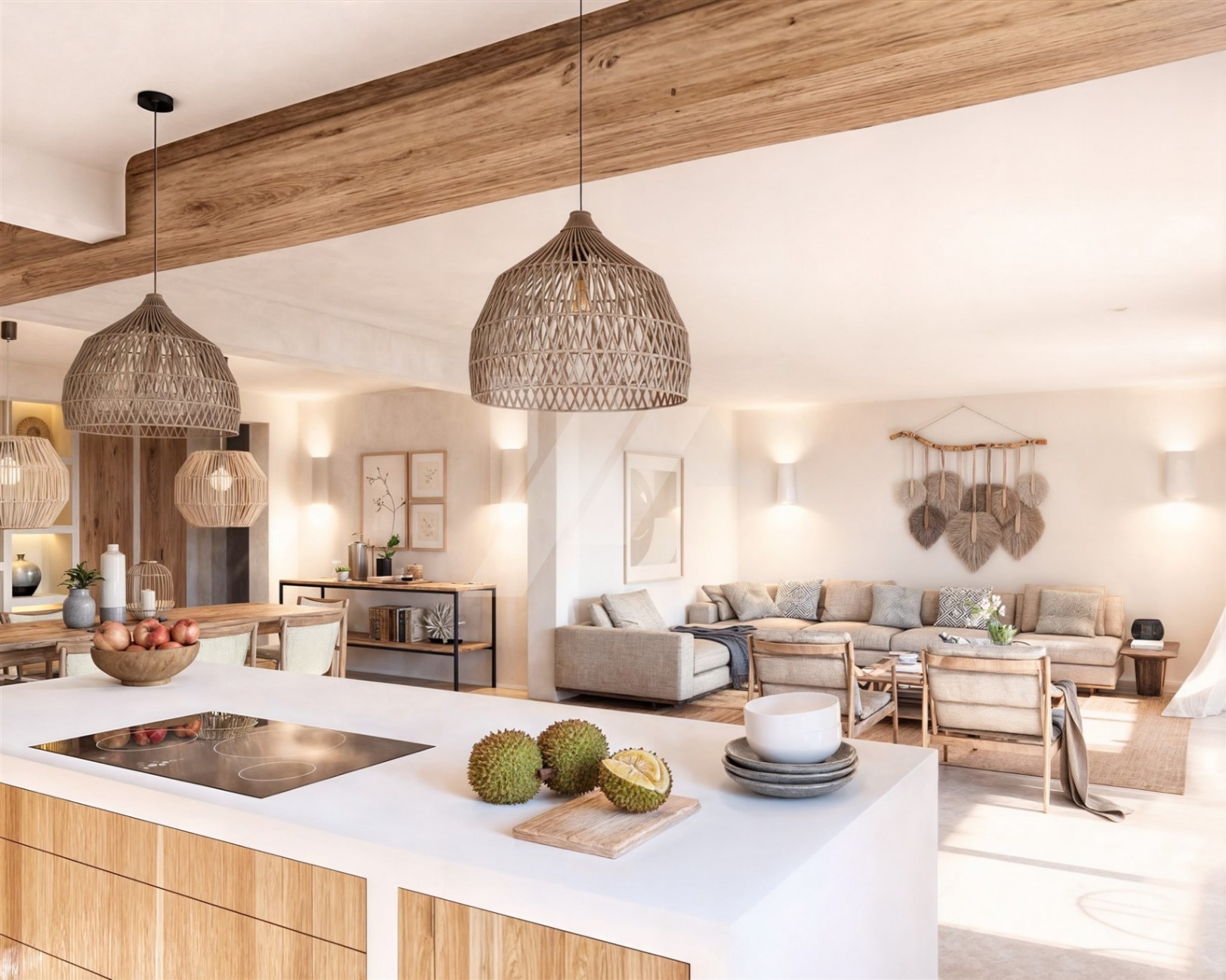 Villa con vistas panorámicas al mar en venta en Moraira, Costa Blanca.