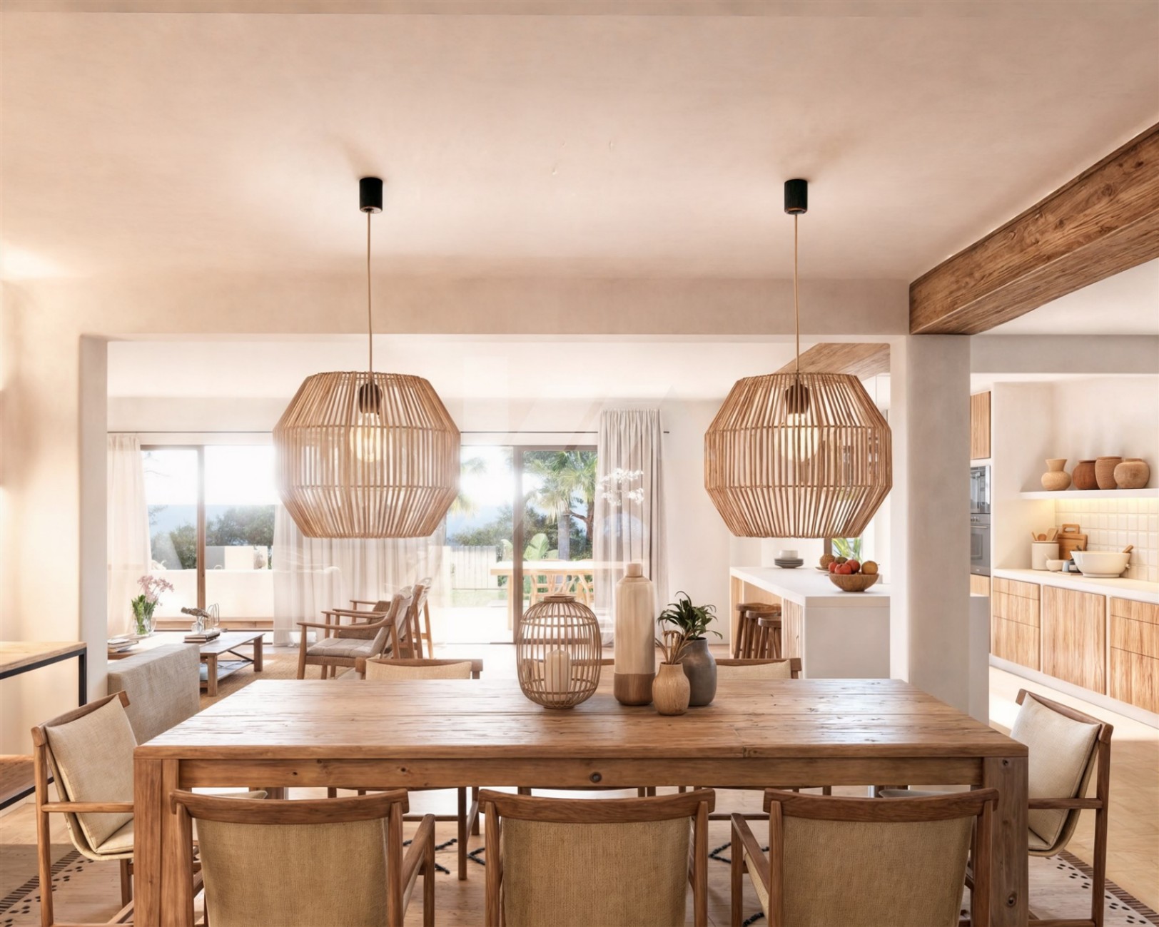 Villa con vistas panorámicas al mar en venta en Moraira, Costa Blanca.