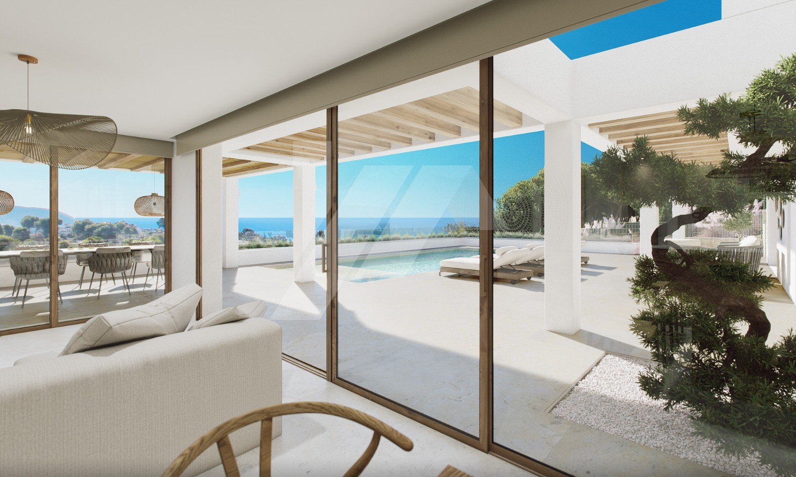 Villa/Chalet con vistas al mar en venta en Moraira. Costa Blanca.