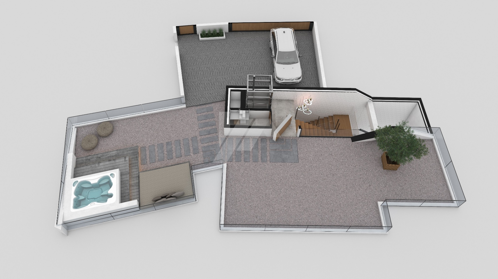 Villa-Chalet moderno en venta en Altea Hills con 4 dormitorios y piscina infinity.