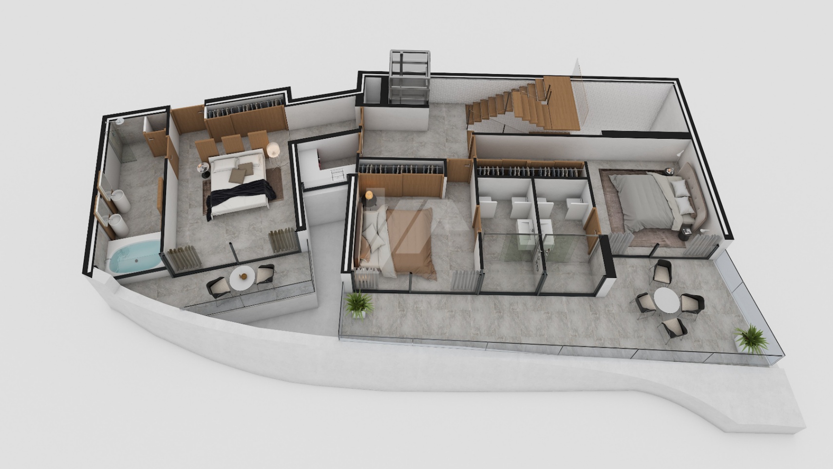 Villa-Chalet moderno en venta en Altea Hills con 4 dormitorios y piscina infinity.
