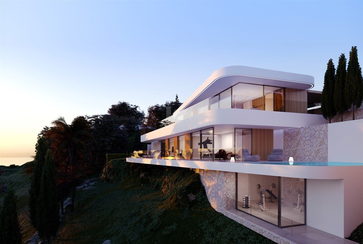 Sea view luxury villa for sale in Moraira, Costa Blanca.