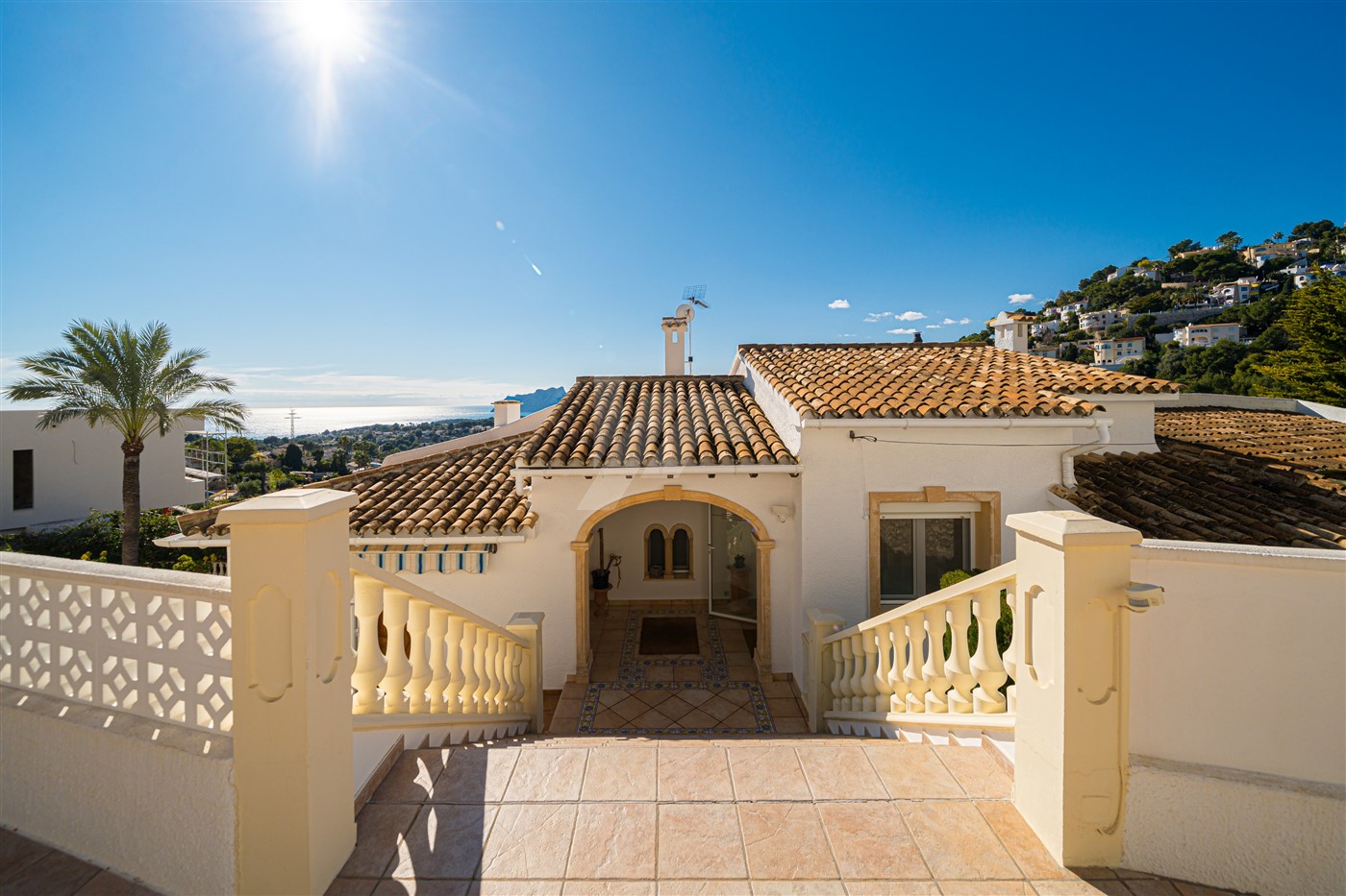 Villa con vistas al mar en venta en Benissa, Costa Blanca.