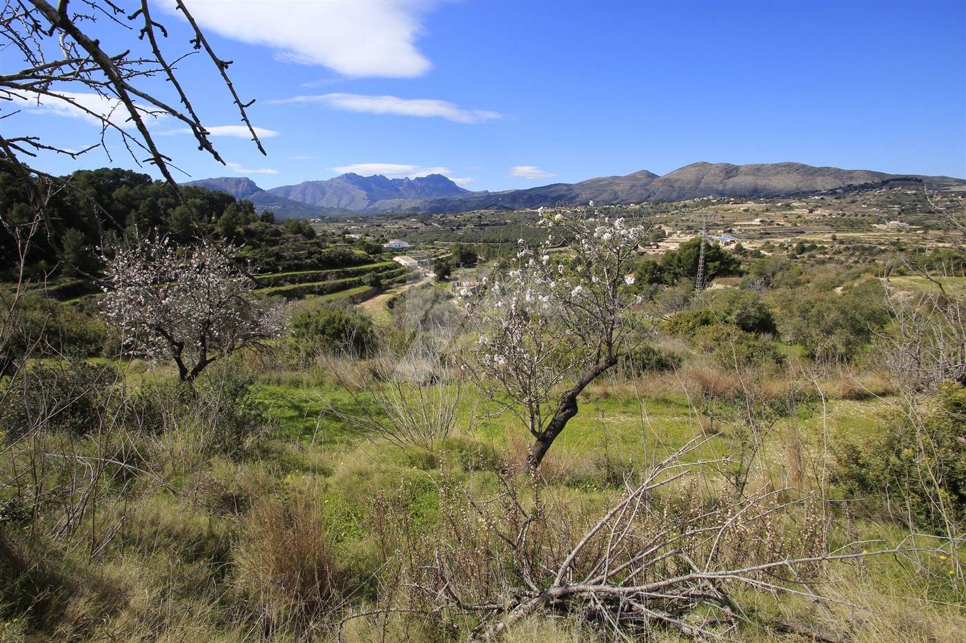 Plot with open views in Benissa, Costa Blanca.
